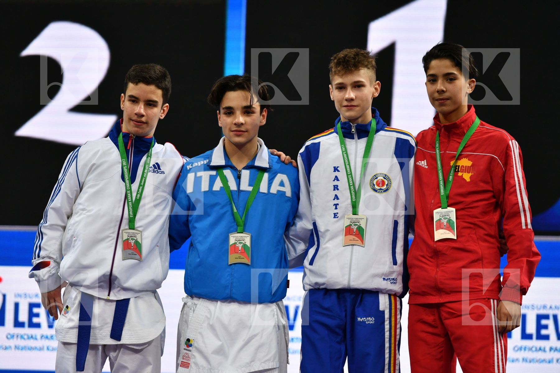 Belgium Cadet kumite male -52 kg Ciarloni Mattia El yazidi Bilal