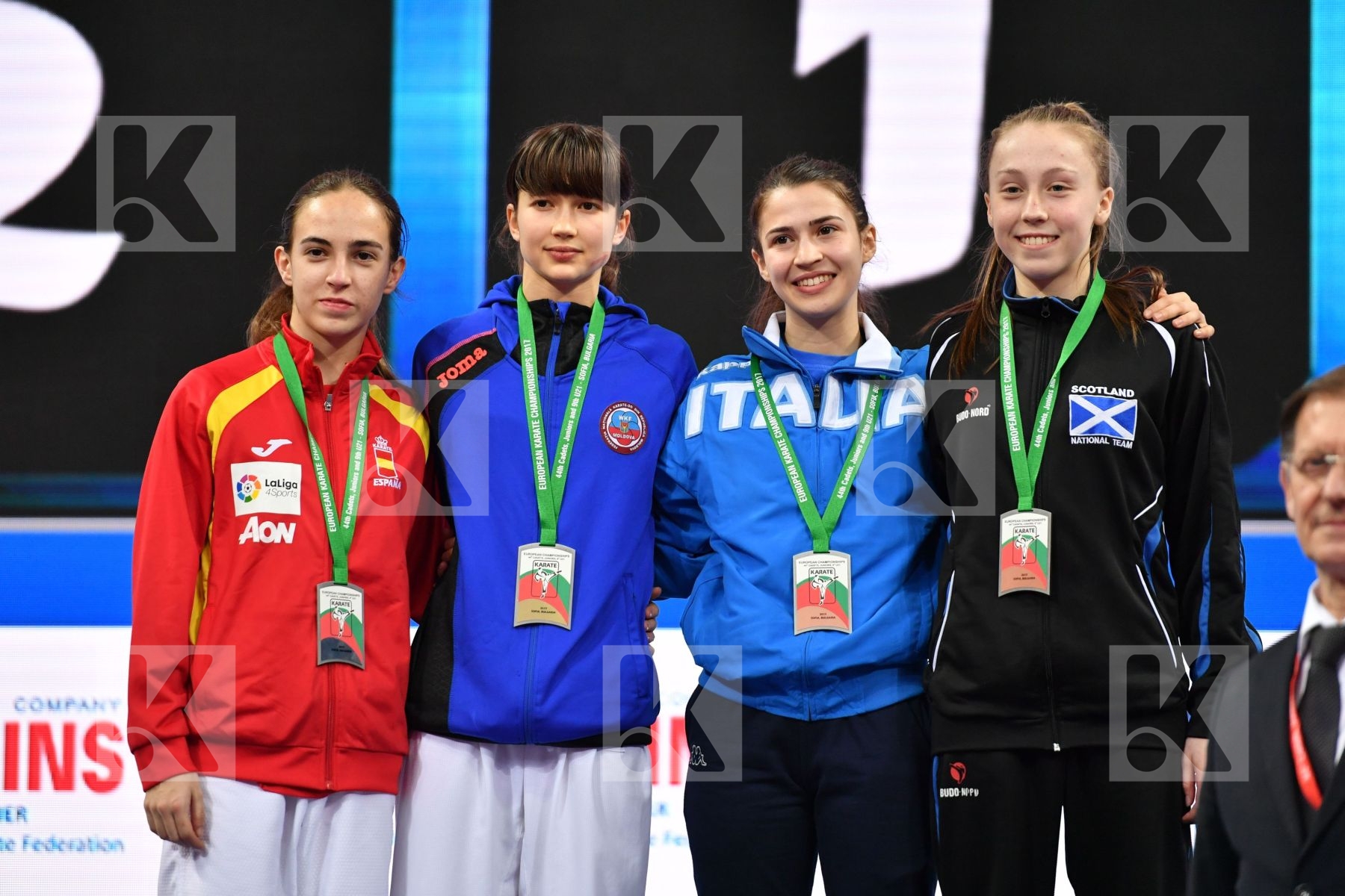 Cadet kumite female -47 kg Garcia moya Nidia Hurenko Polina Ital
