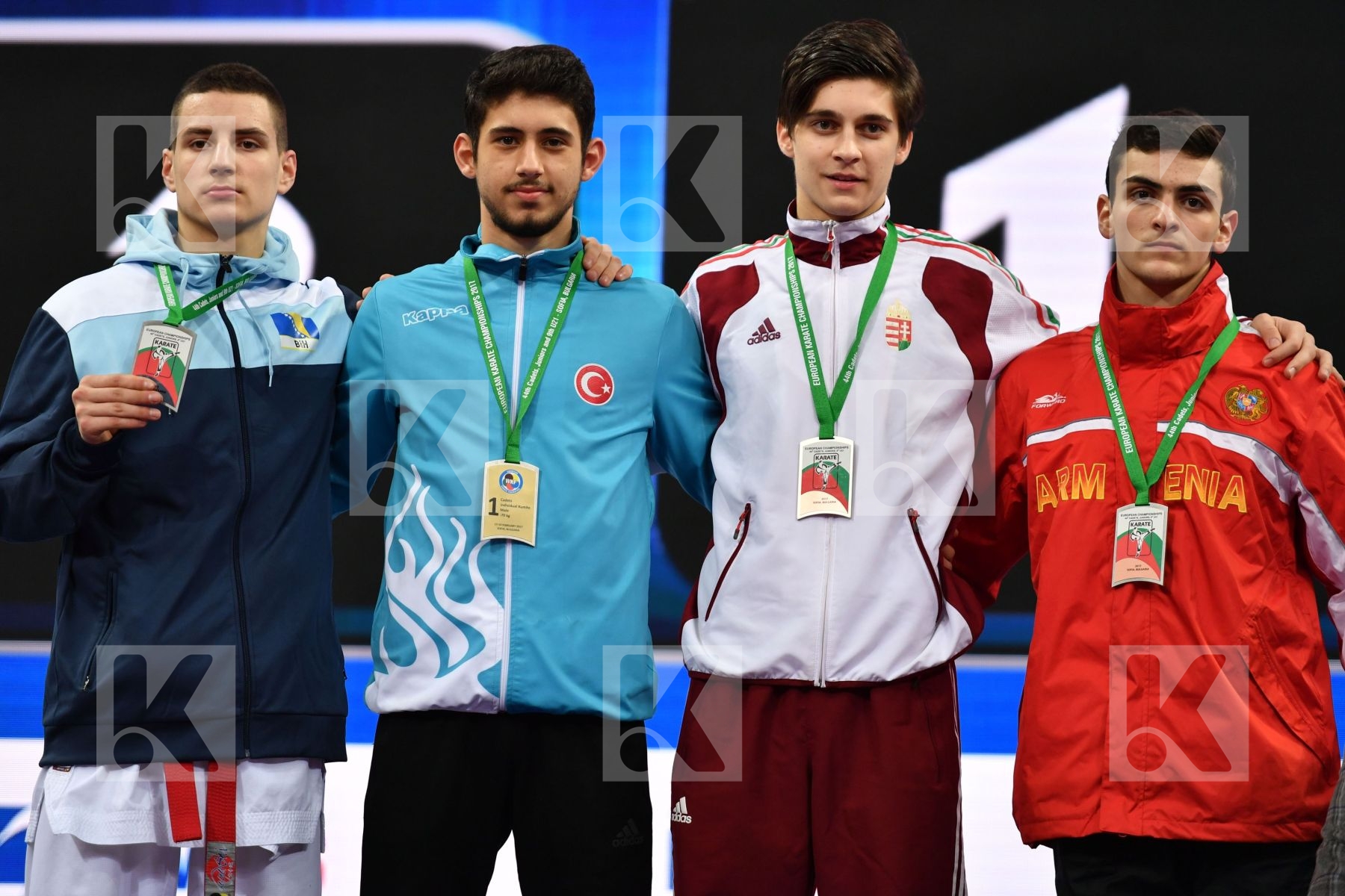 Armenia Bosnia and herzegovina Cadet kumite male -70 kg Gumus Du