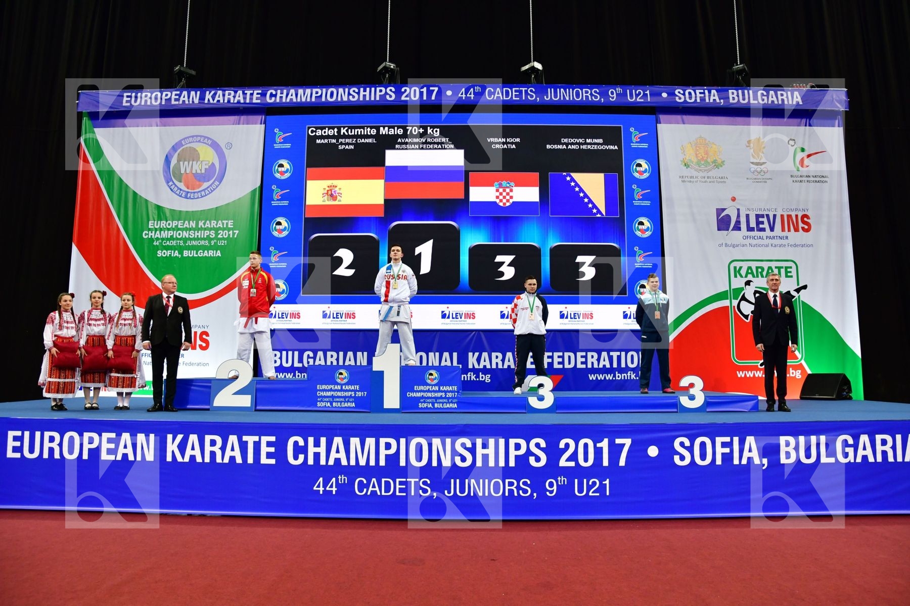 Avakimov Robert Bosnia and herzegovina Cadet kumite male 70+ kg