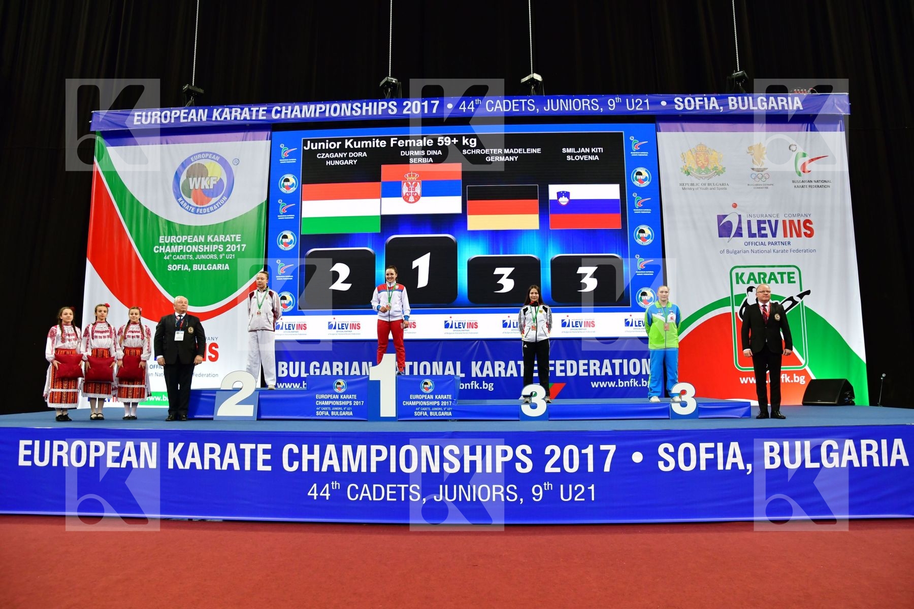 Czagany Dora Durmis Dina Germany Hungary Junior kumite female 59