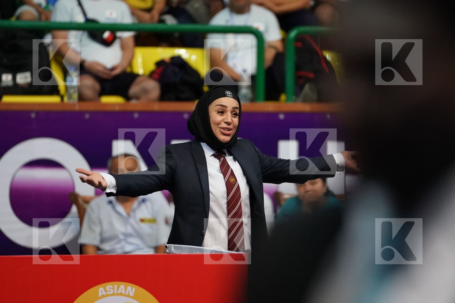 KHAKSAR TRAVAT (ISLAMIC REPUBLIC OF IRAN) vs RAKHIMOVA SEVINCH (UZBEKISTAN) in Senior Kumite -55 Kg - Final bout