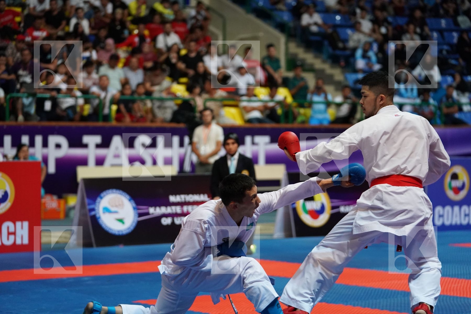 SHINOHARA HIROTO (JAPAN) vs AMIRALI DIDAR (KAZAKHSTAN) in Senior Kumite -67 Kg - Final bout