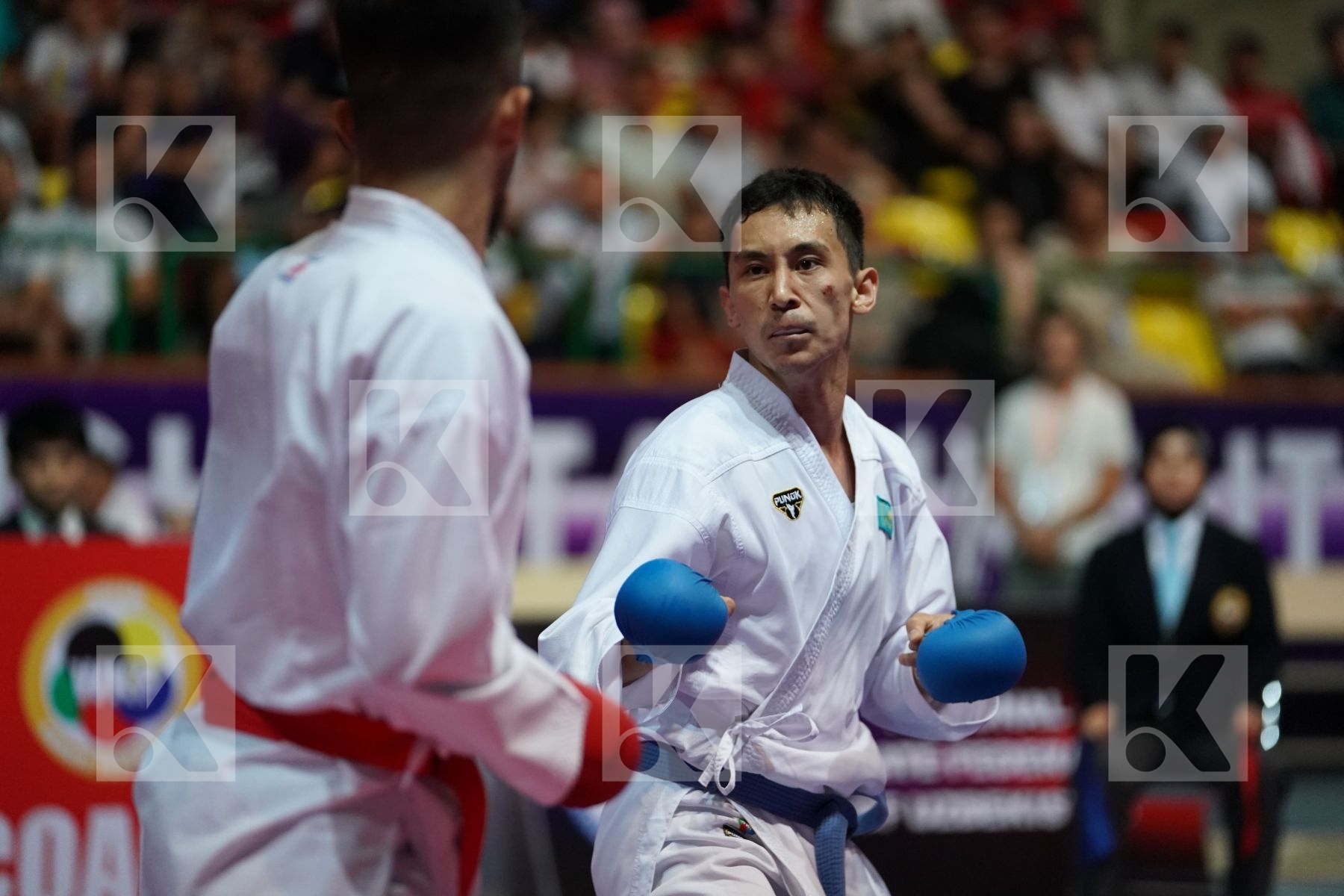 SHINOHARA HIROTO (JAPAN) vs AMIRALI DIDAR (KAZAKHSTAN) in Senior Kumite -67 Kg - Final bout