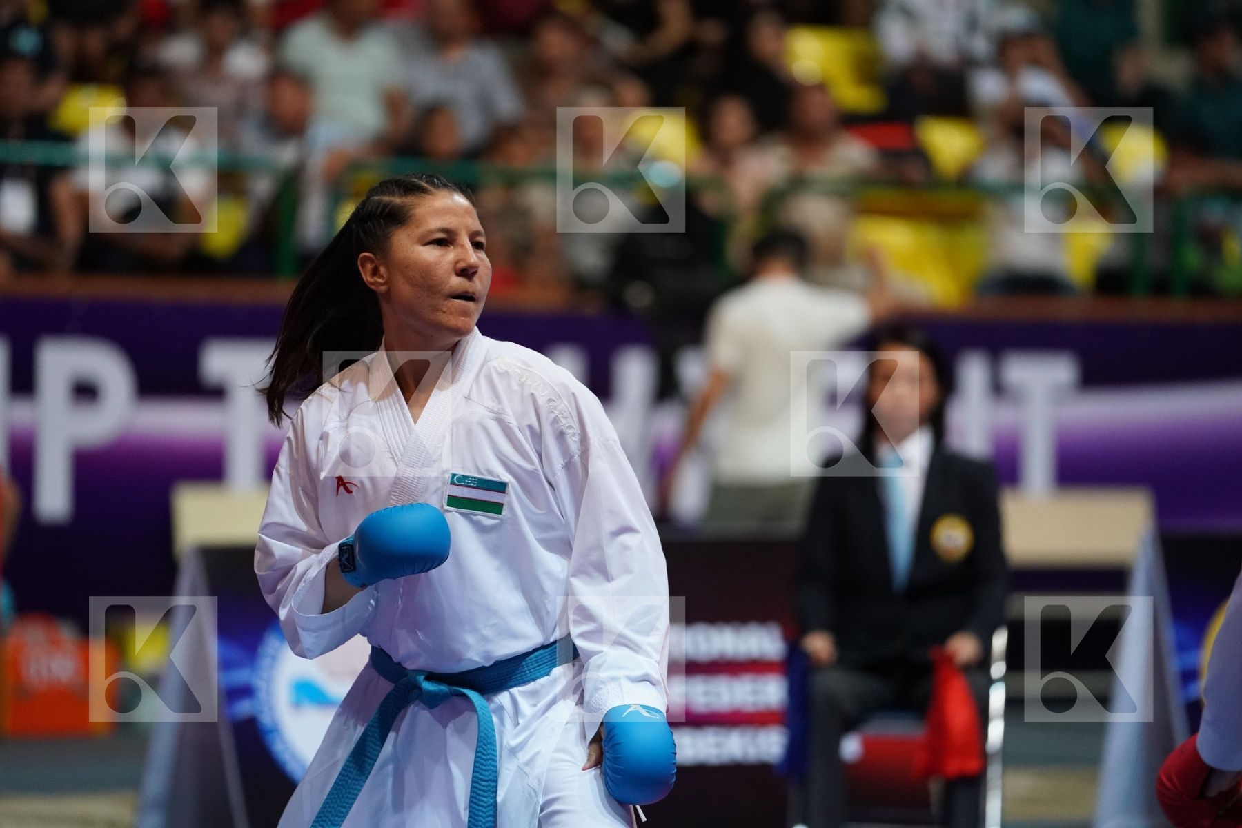 ZEFANYA CEYCO GEORGIA (INDONESIA) vs DJUMANIYAZOVA NODIRA (UZBEKISTAN) in Senior Kumite -68 Kg - Final bout
