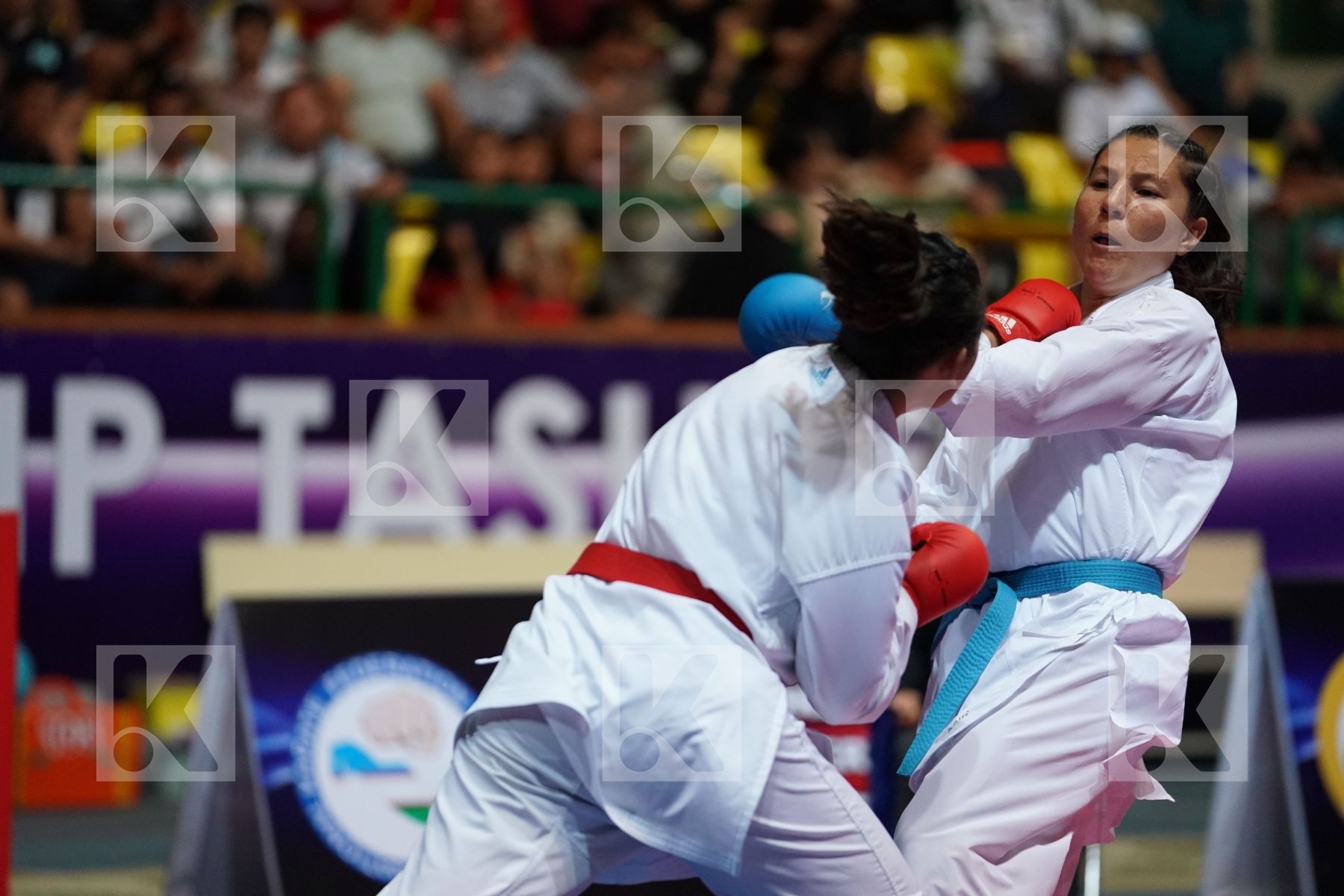 ZEFANYA CEYCO GEORGIA (INDONESIA) vs DJUMANIYAZOVA NODIRA (UZBEKISTAN) in Senior Kumite -68 Kg - Final bout