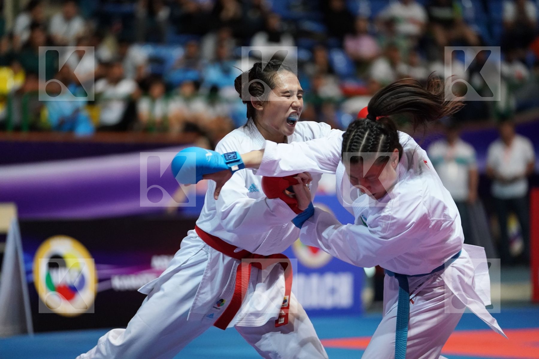 ZEFANYA CEYCO GEORGIA (INDONESIA) vs DJUMANIYAZOVA NODIRA (UZBEKISTAN) in Senior Kumite -68 Kg - Final bout
