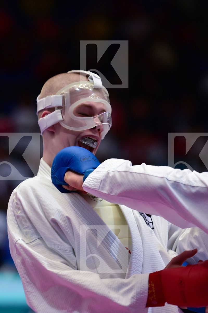 -63kg cadet Estonia france kumite male Rouret Damien Toelpt Erko