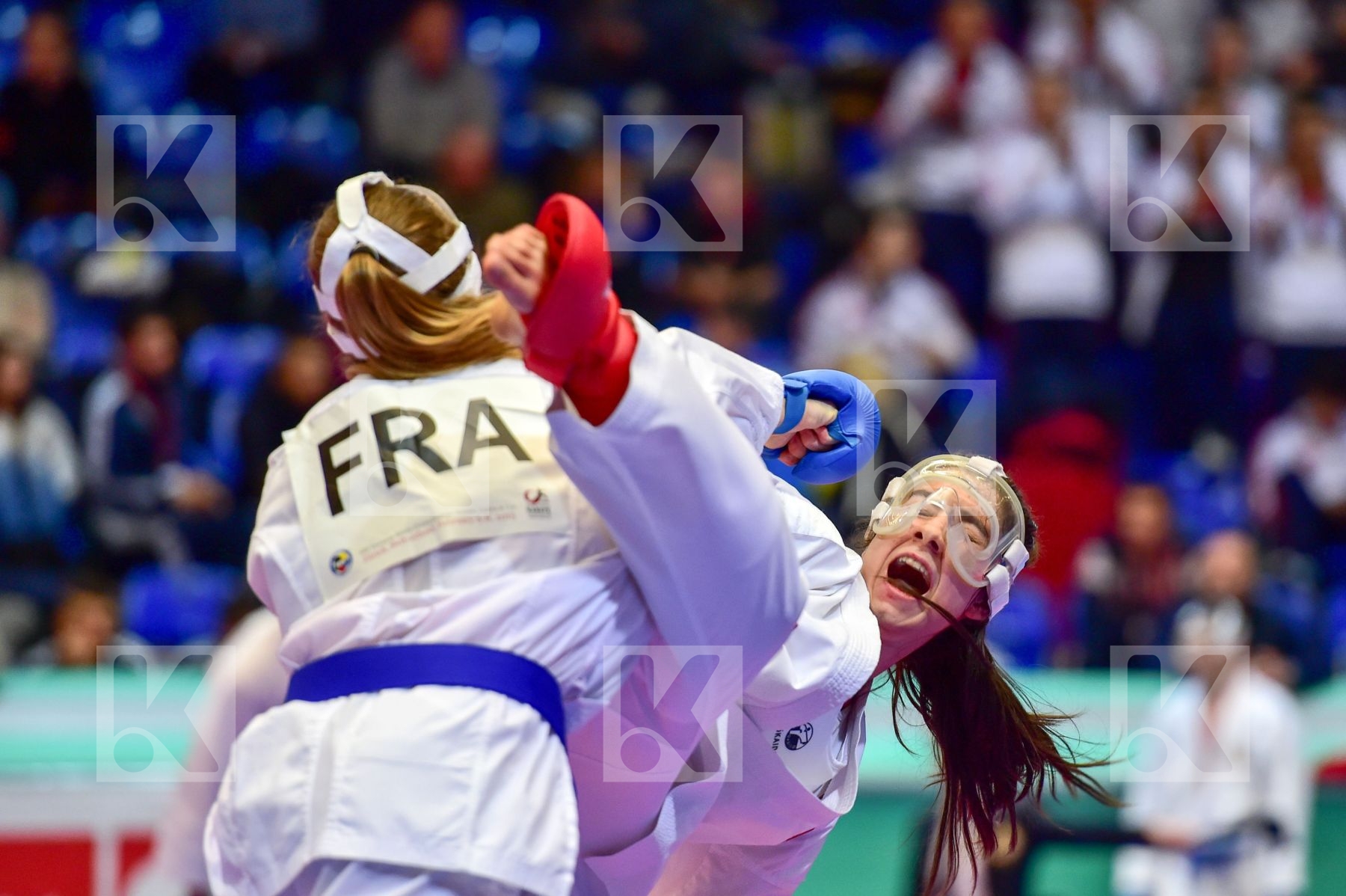 +54kg cadet Eltemur Eda female france kumite Seguy Charline Turk