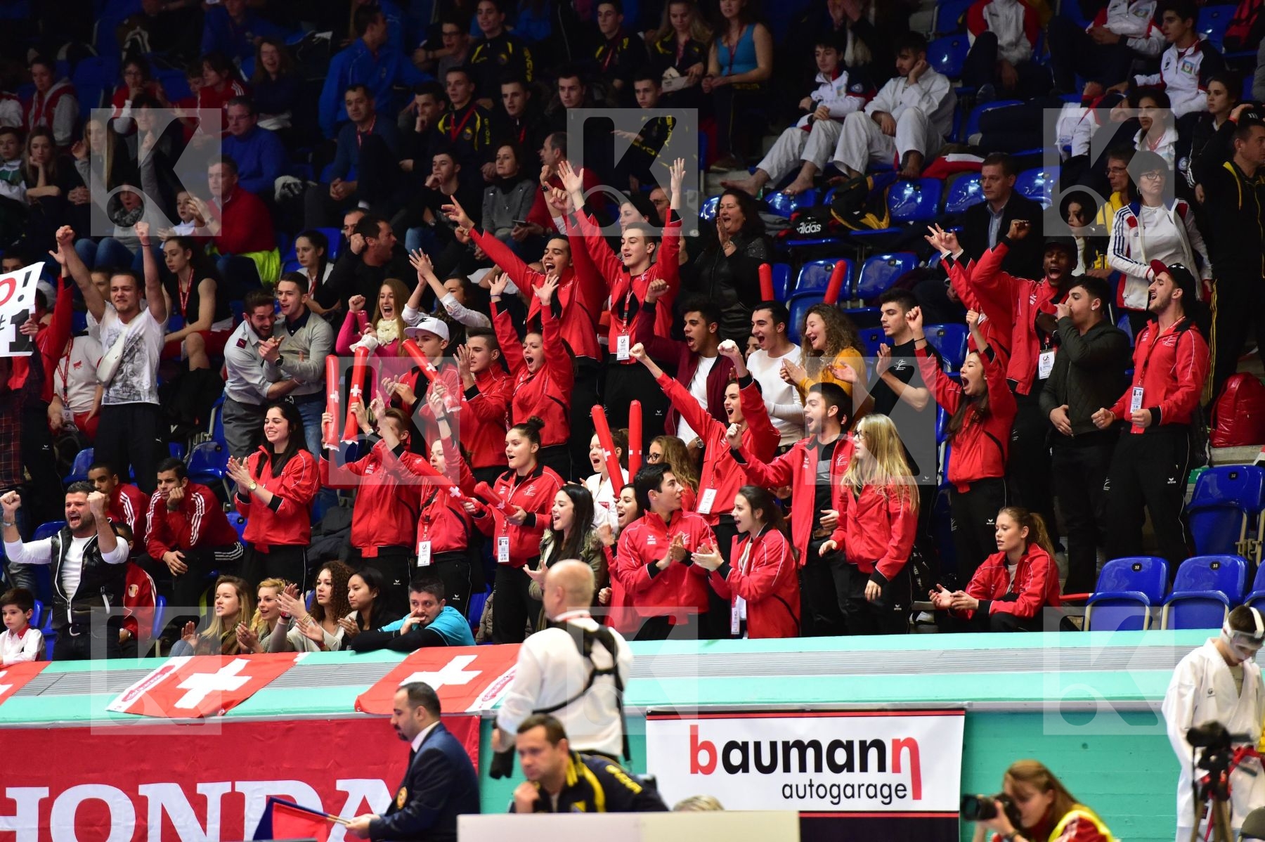 cadet kumite supporter Switzerland
