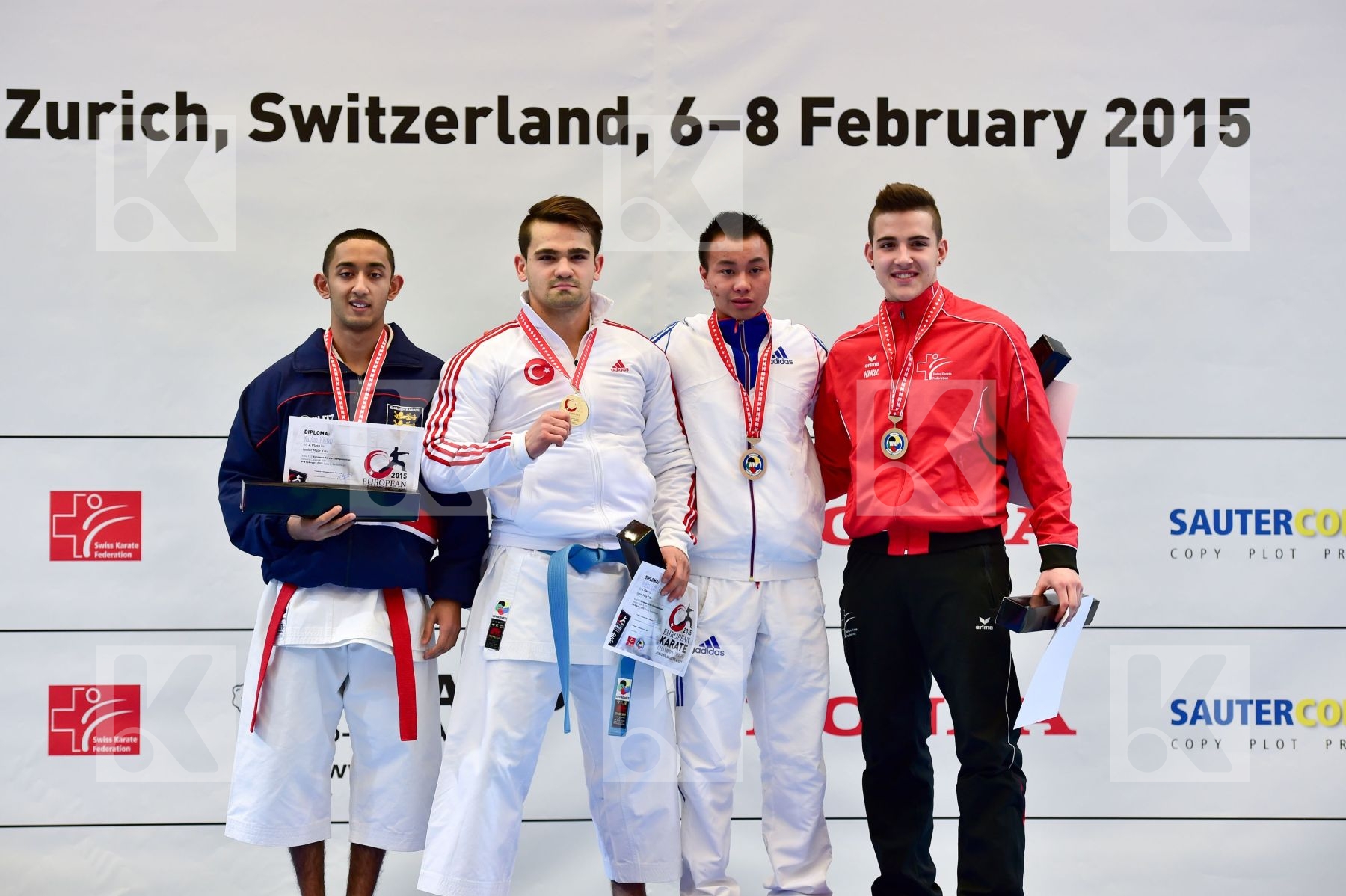 England finals france Goktas Emre Vefa junior kata male Morassi