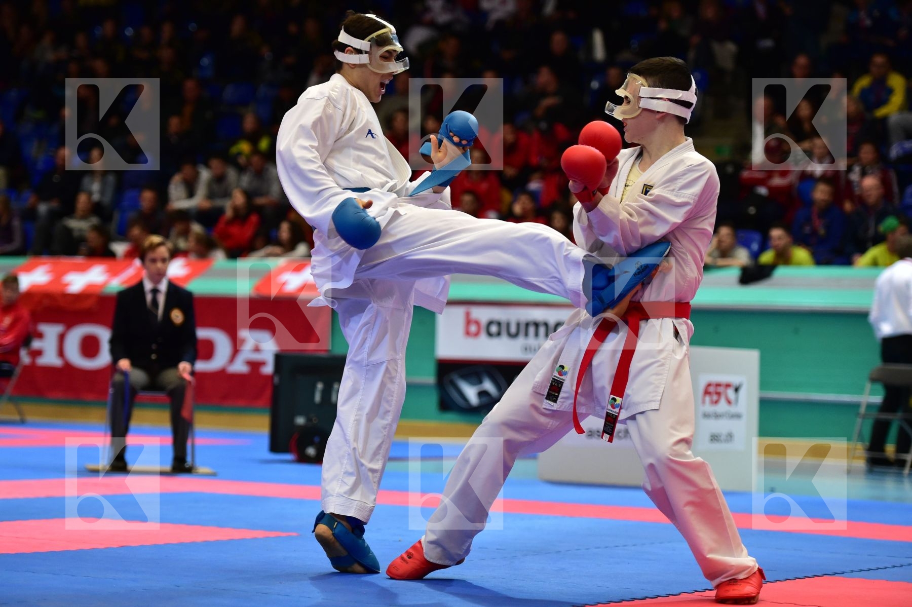 -63kg Arawaza cadet England finals Gok Samed kumite male shureid