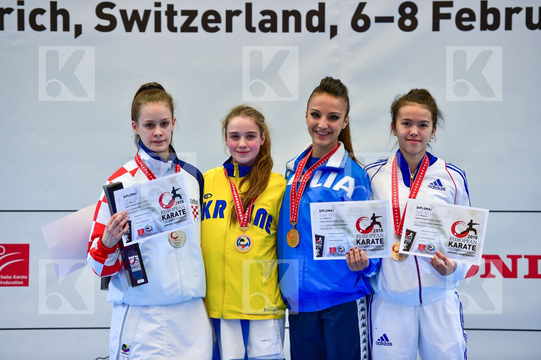 -47kg Brunori Veronica cadet croatia female finals france italy