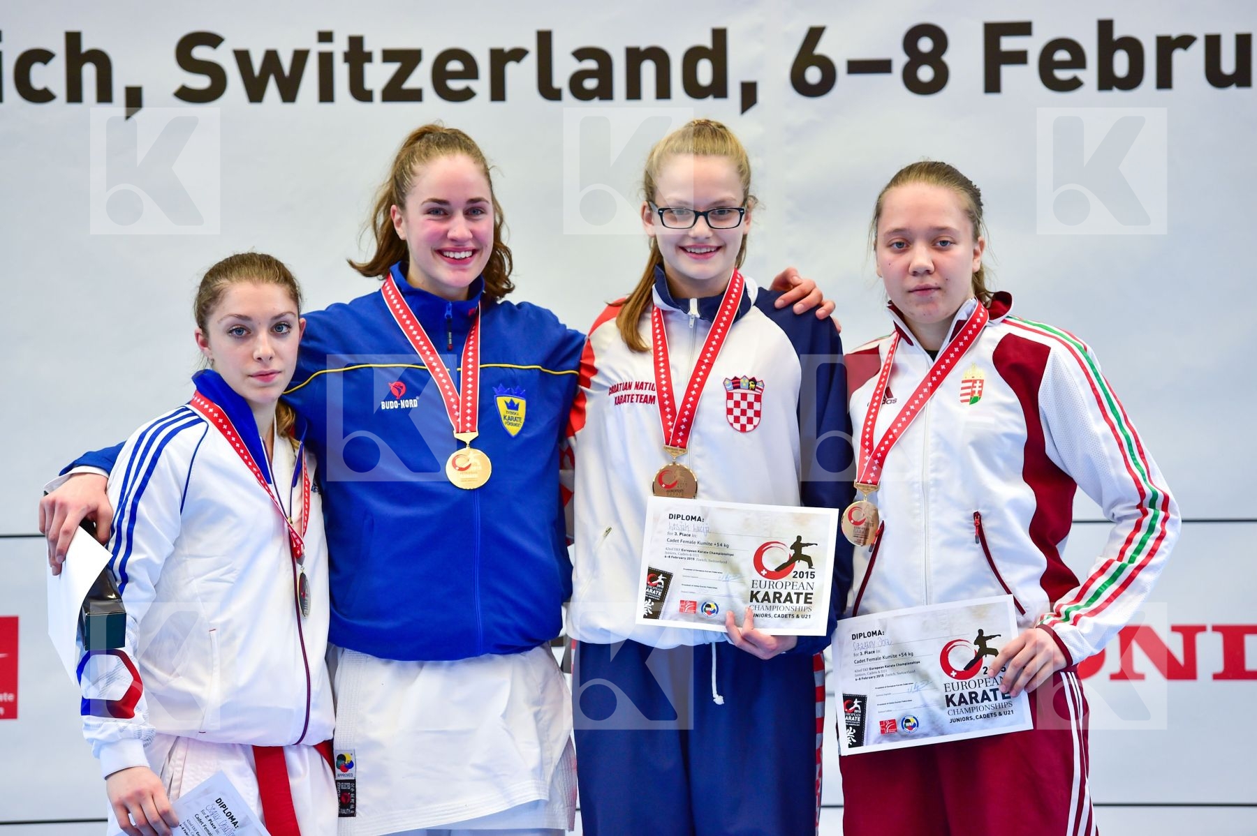 +54kg cadet croatia Czagany Dora female finals france hungary ku