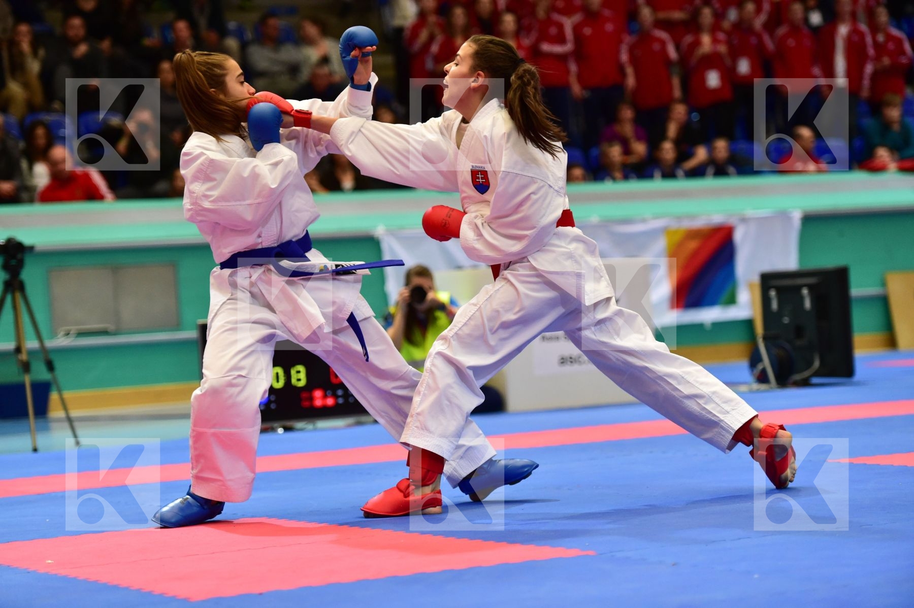 -48 kg Adidas Bourcois Aurore female finals france junior kumite