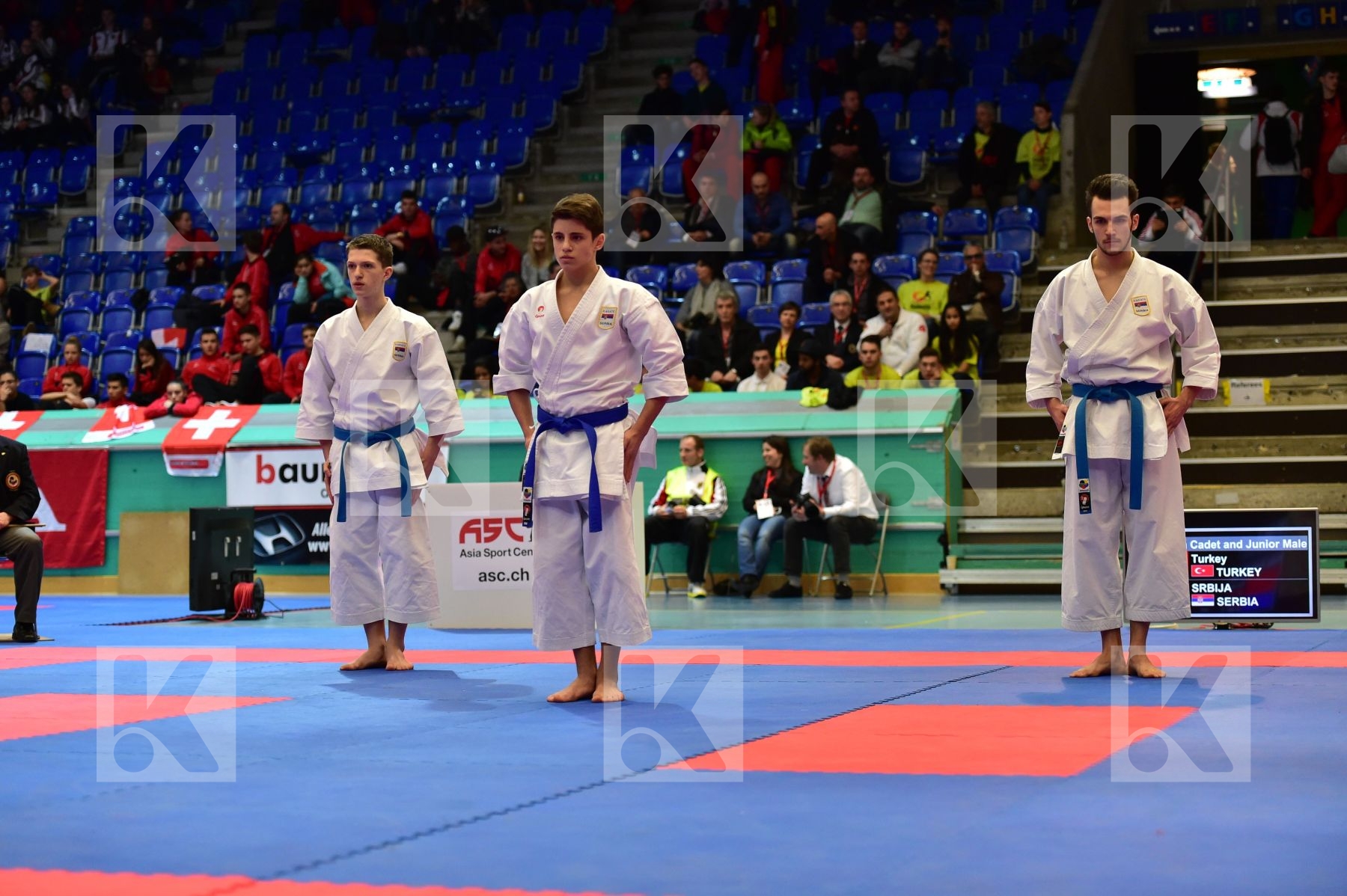 cadet finals junior Serbia team kata