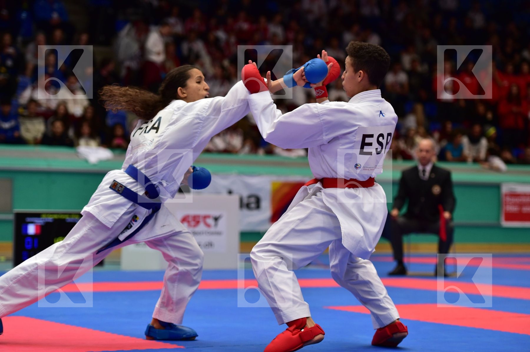 -50kg Arawaza bouderbane sophia france kumite Morales Ozuna Gema