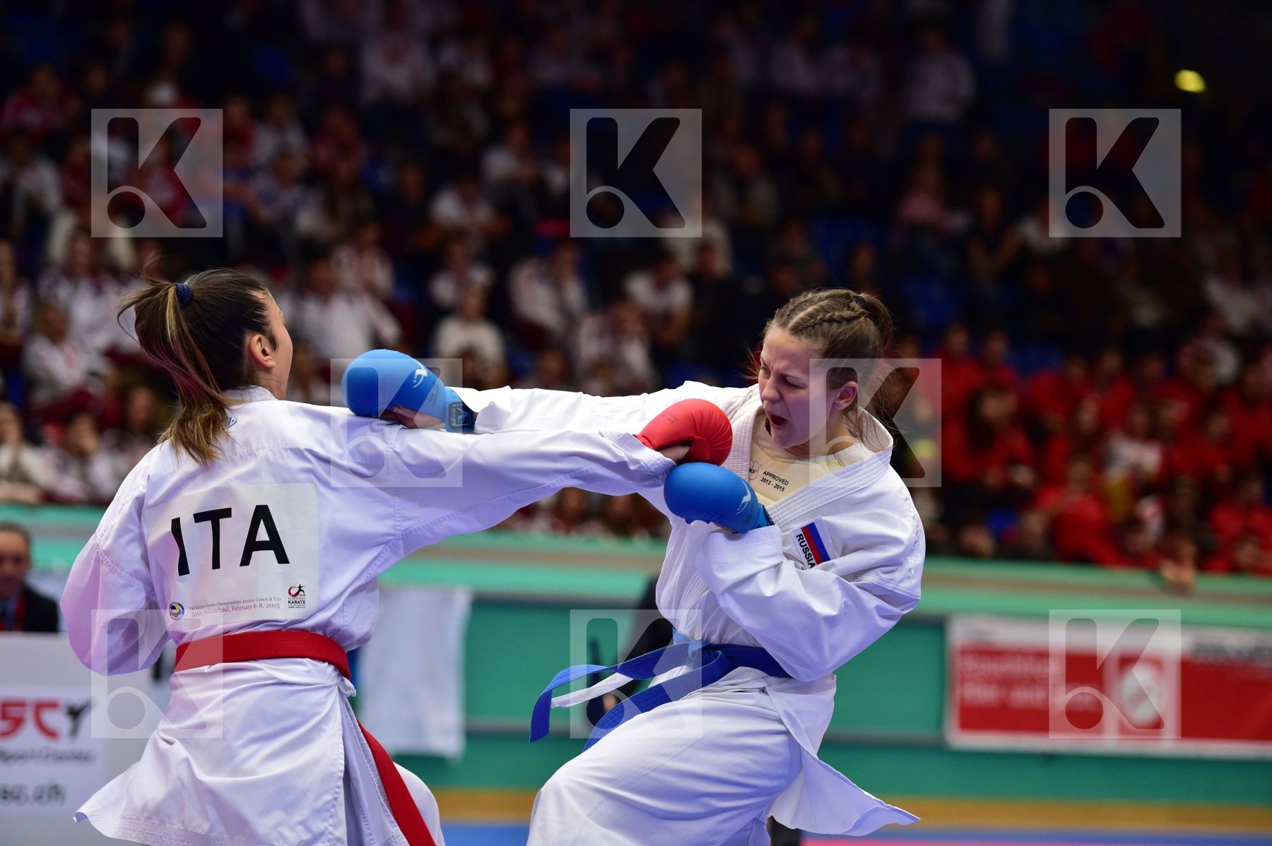 -55kg Arawaza Finashkina Valeria italy kumite Riccardi Federica