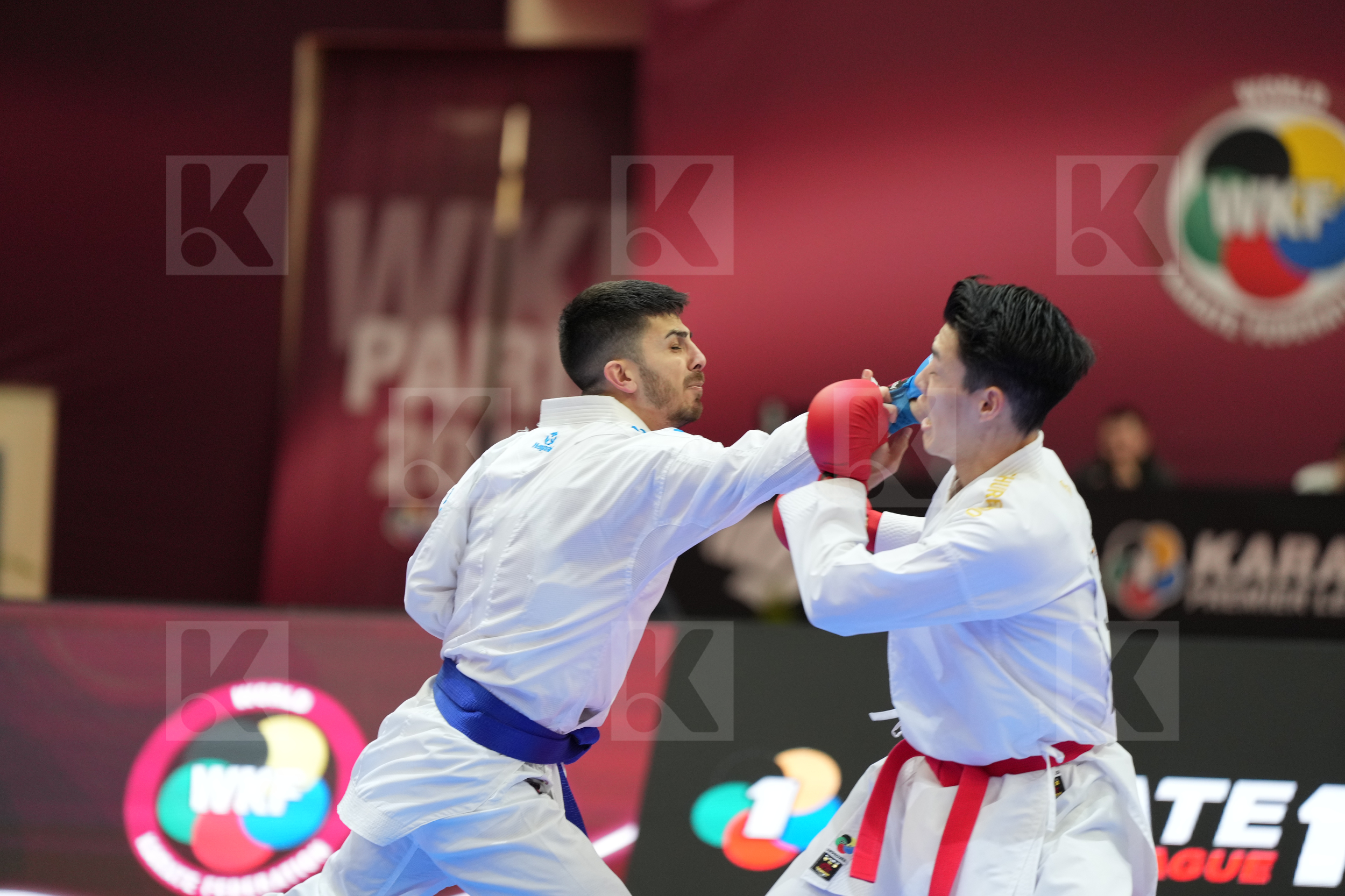HASHIMOTO HIROMU (JAPAN) vs SAMDAN ERAY (TURKEY) in Male Kumite -60 Kg - Final bout