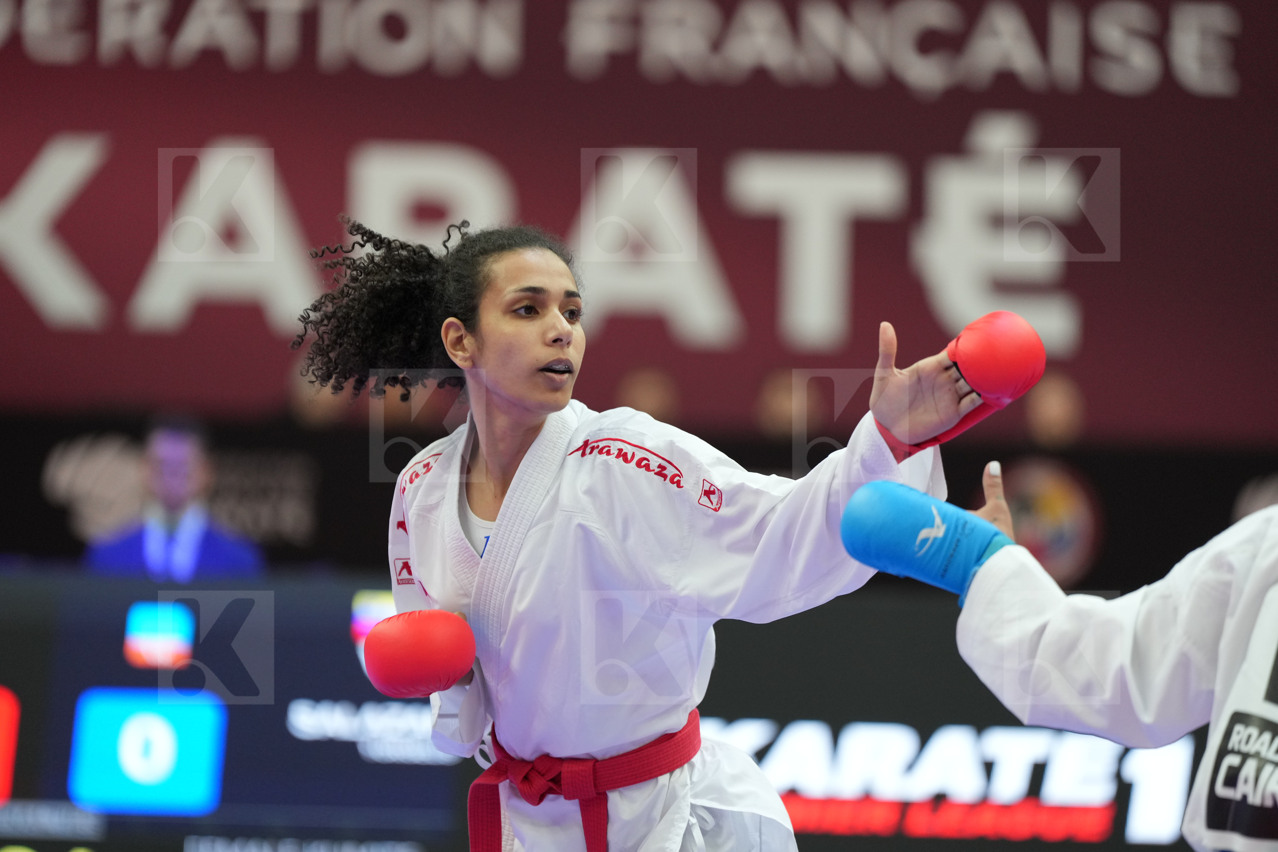 SALAMA REEM AHMED (EGYPT) vs SALAZAR YORGELIS (VENEZUELA) in Female Kumite -50 Kg - Final bout