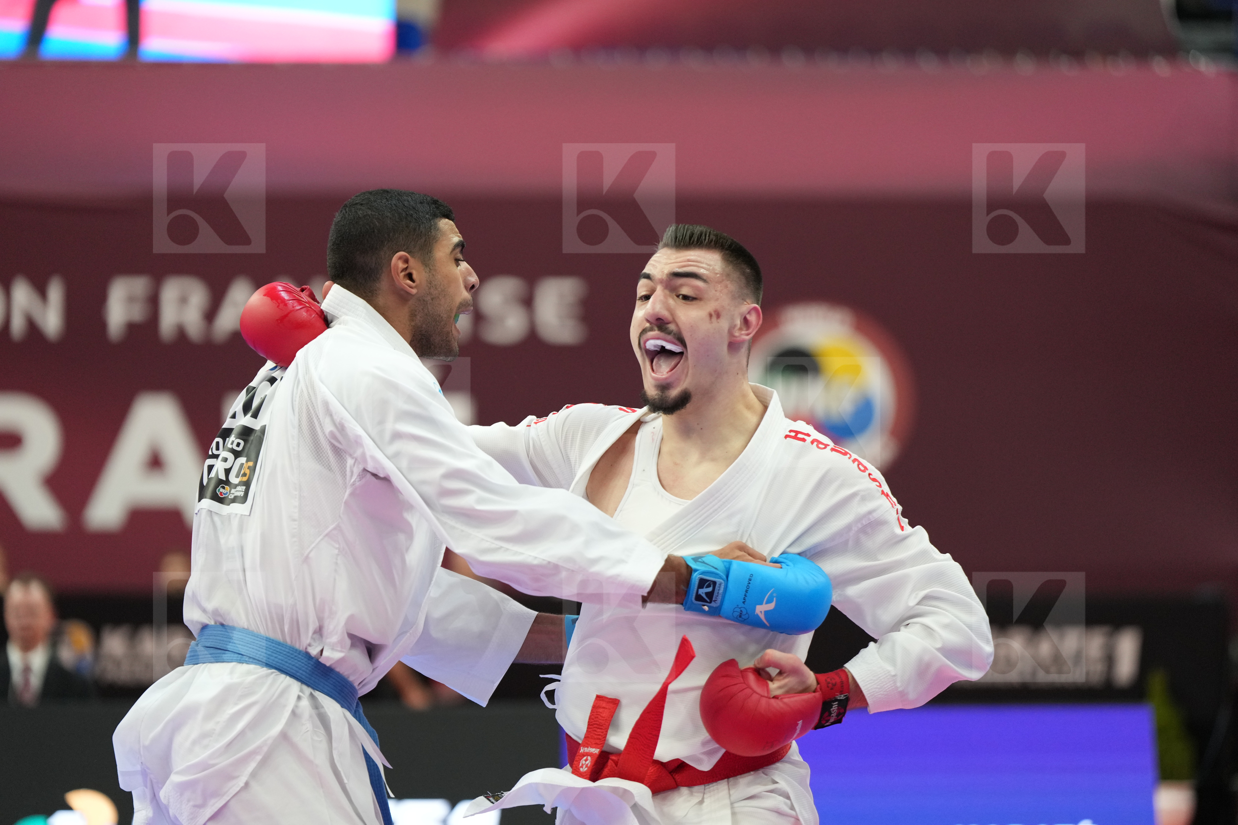 BOSTANDZIC ANES (BOSNIA and HERZEGOVINA) vs MAHMOUD TAHA TAREK (EGYPT) in Male Kumite 84+ Kg - Final bout