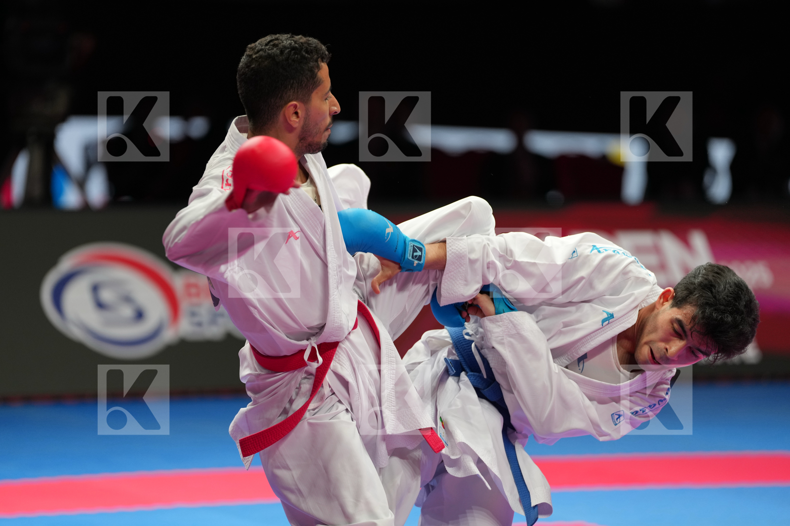 ALY ZYAD (EGYPT) vs  SAVADOV FARID (AZERBAIJAN) in Male Kumite -60 Kg - Bronze Bout