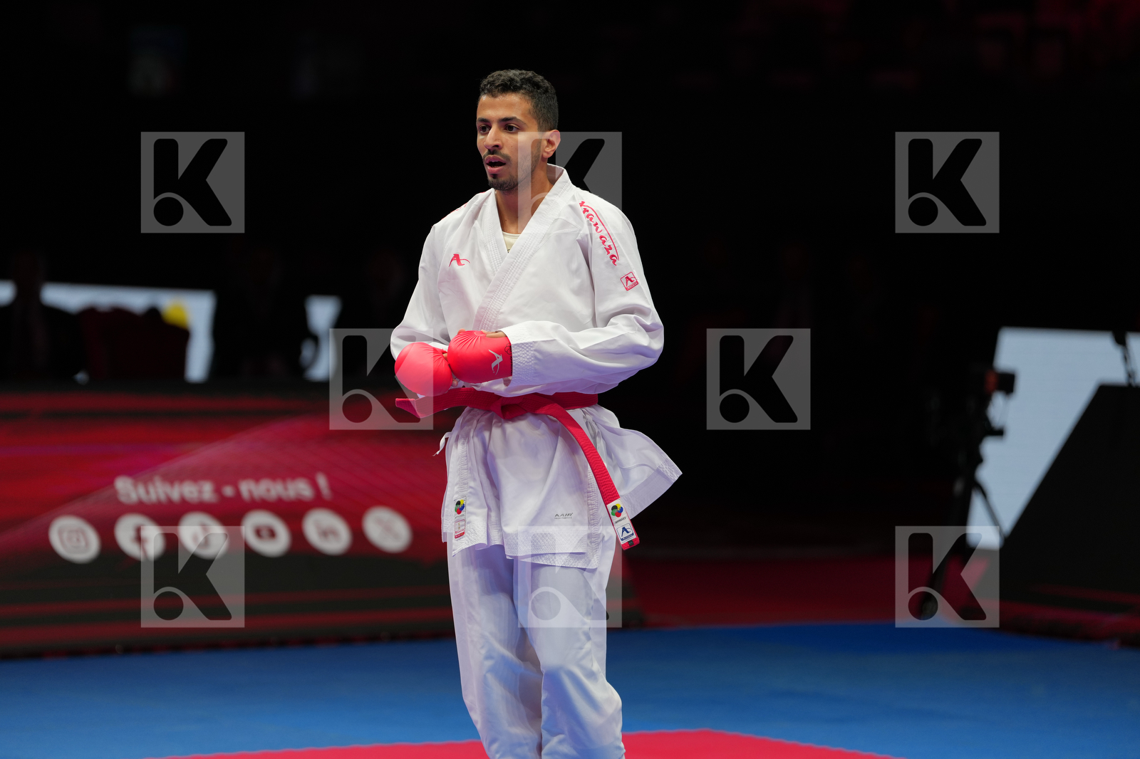 ALY ZYAD (EGYPT) vs  SAVADOV FARID (AZERBAIJAN) in Male Kumite -60 Kg - Bronze Bout