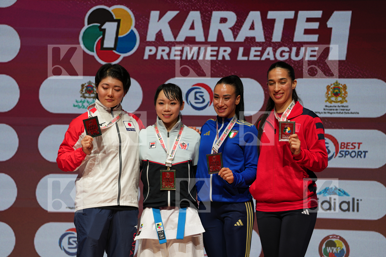 Podium ceremony in  - Final Bout