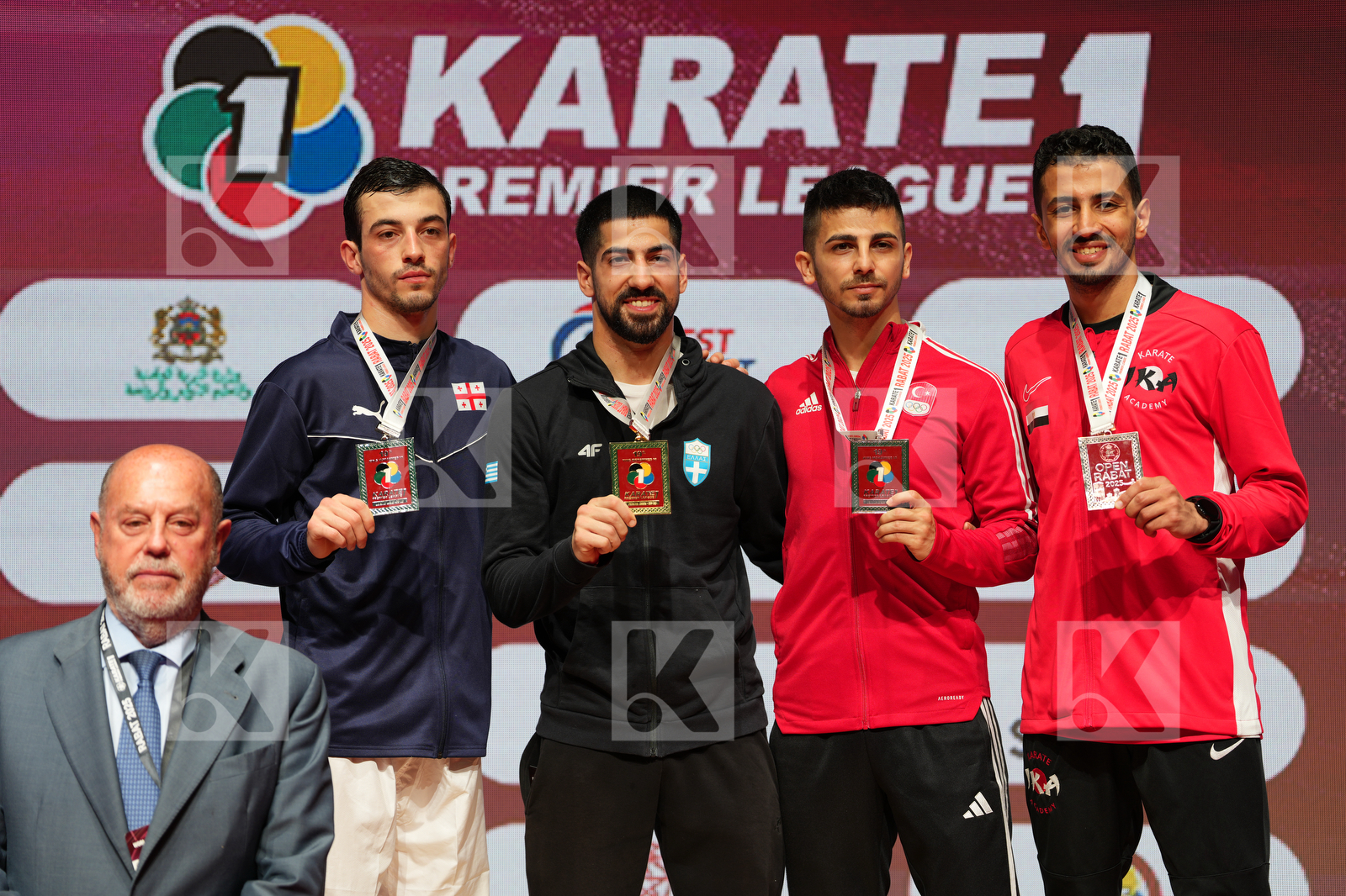 Podium ceremony in  - Final Bout