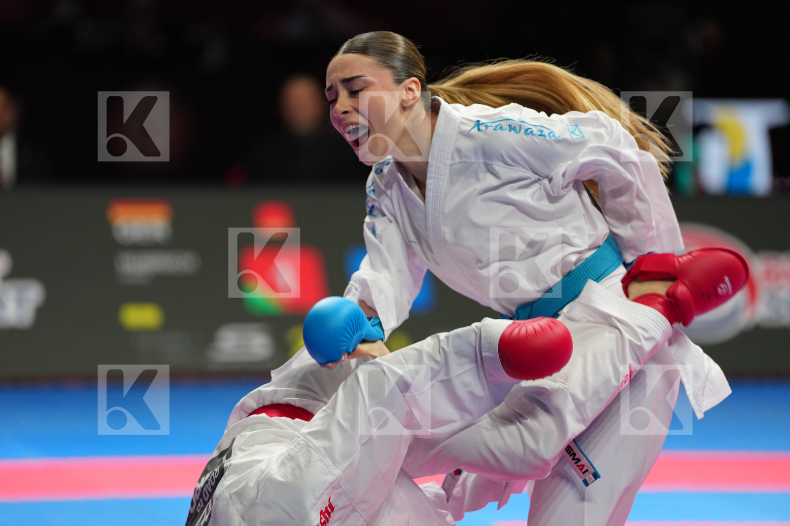 HUBRICH SHARA (GERMANY) vs  BIFULCO ASIA (ITALY) in Female Kumite -50 Kg - Bronze Bout