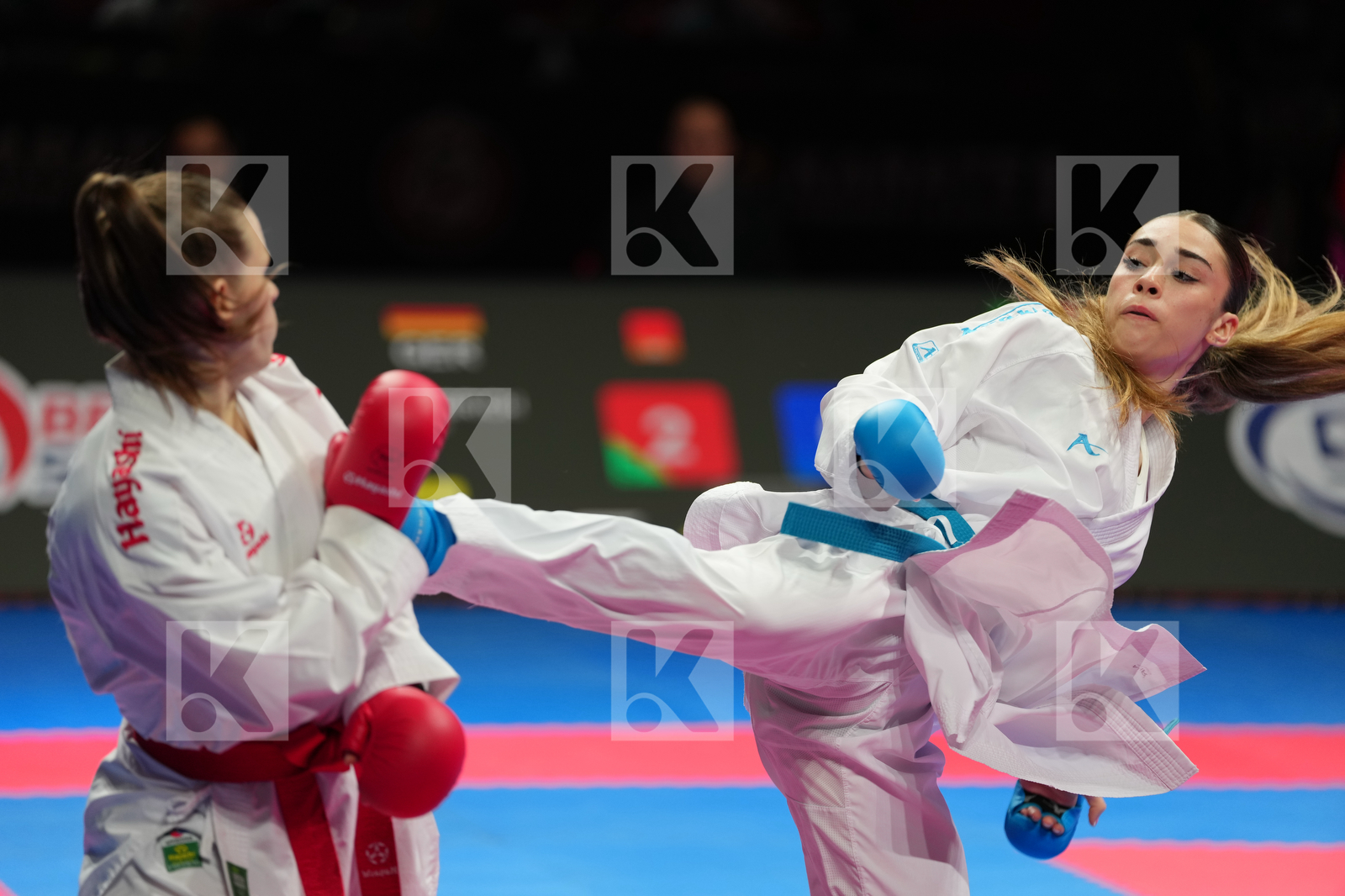 HUBRICH SHARA (GERMANY) vs  BIFULCO ASIA (ITALY) in Female Kumite -50 Kg - Bronze Bout