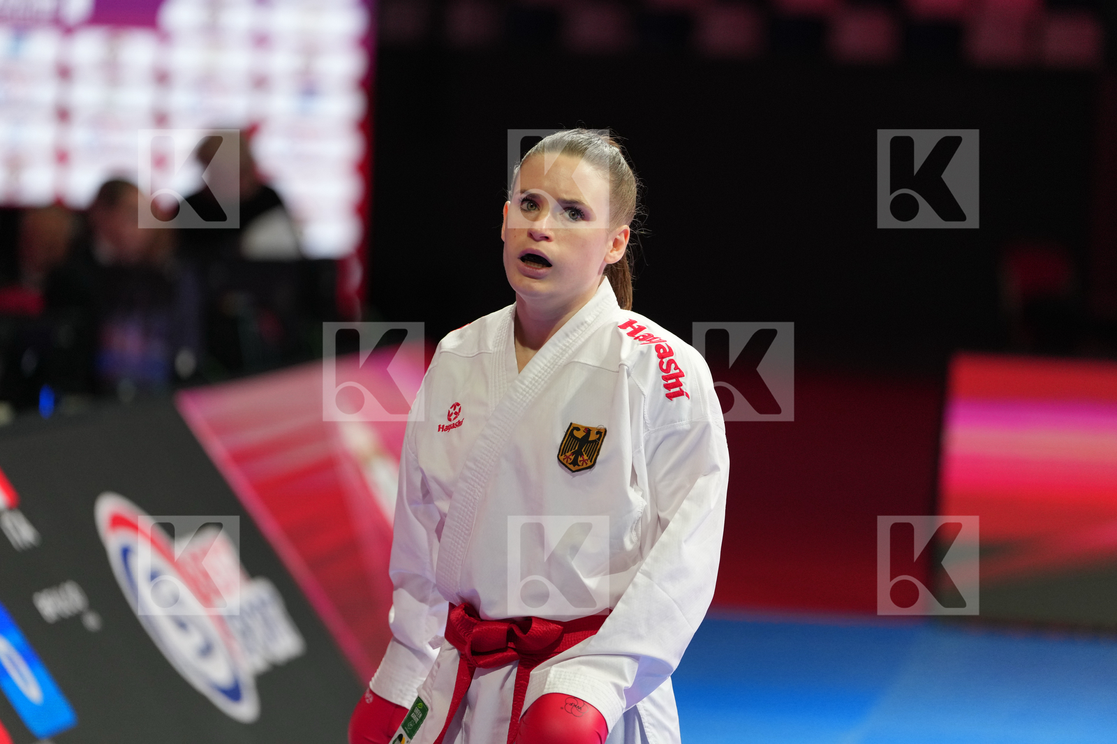HUBRICH SHARA (GERMANY) vs  BIFULCO ASIA (ITALY) in Female Kumite -50 Kg - Bronze Bout