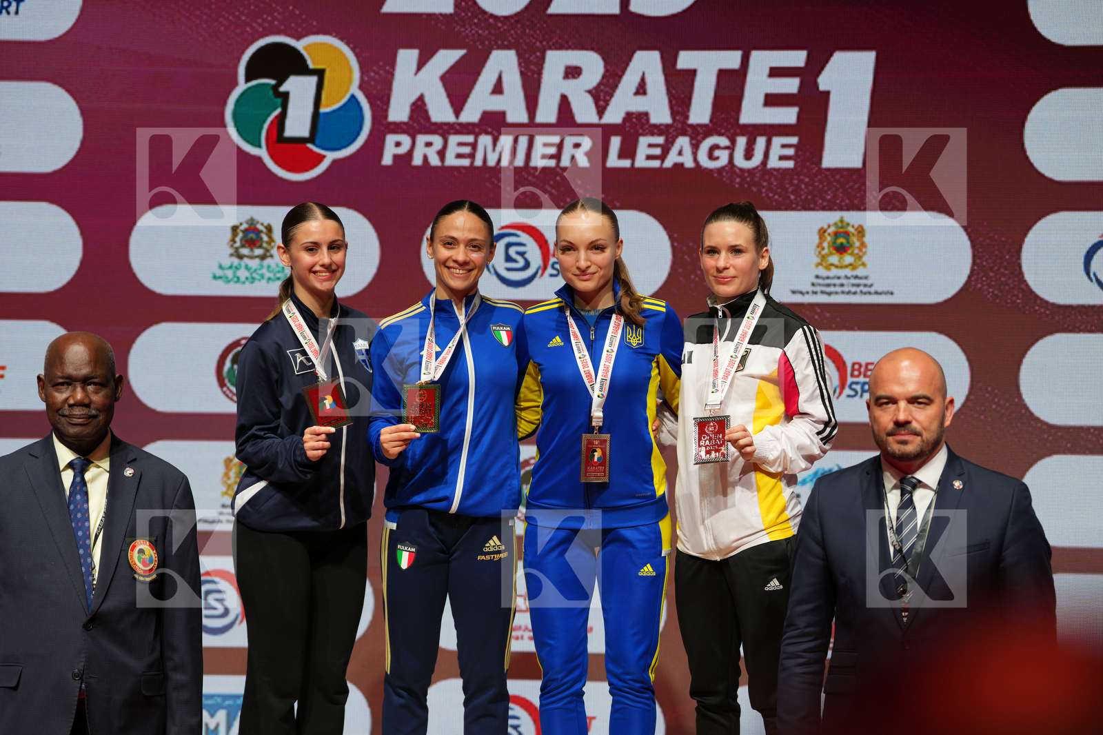 Podium ceremony in  - Final Bout
