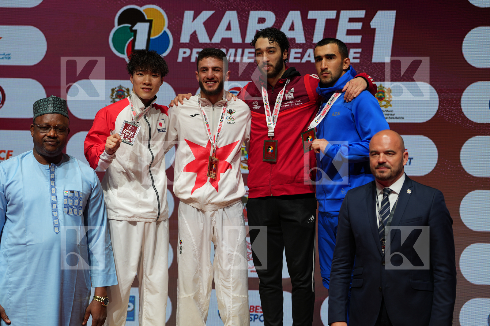 Podium ceremony in  - Final Bout