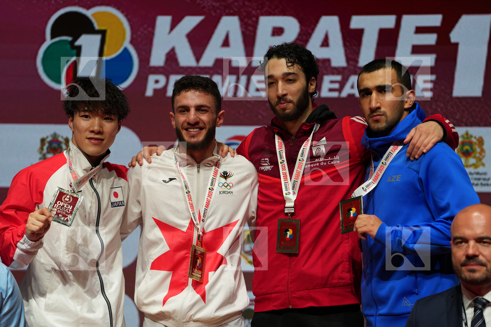Podium ceremony in  - Final Bout