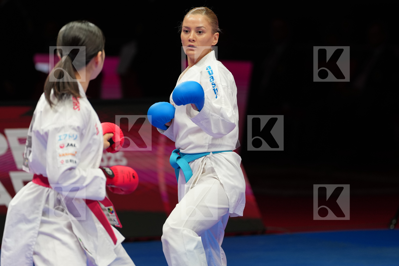 HARADA AKARI (JAPAN) vs YAKAN TUBA (TURKIYE) in Female Kumite -55 Kg - Bronze Bout
