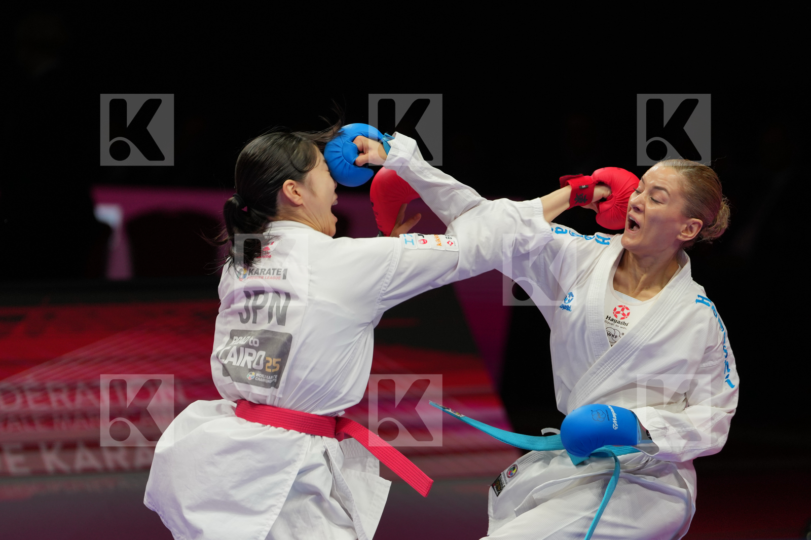 HARADA AKARI (JAPAN) vs YAKAN TUBA (TURKIYE) in Female Kumite -55 Kg - Bronze Bout