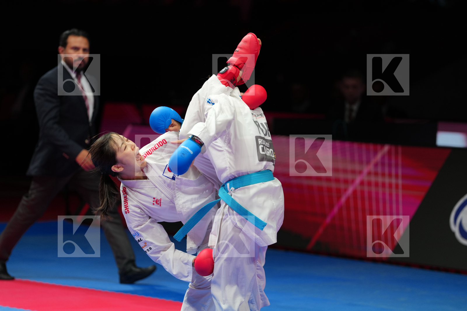 HARADA AKARI (JAPAN) vs YAKAN TUBA (TURKIYE) in Female Kumite -55 Kg - Bronze Bout