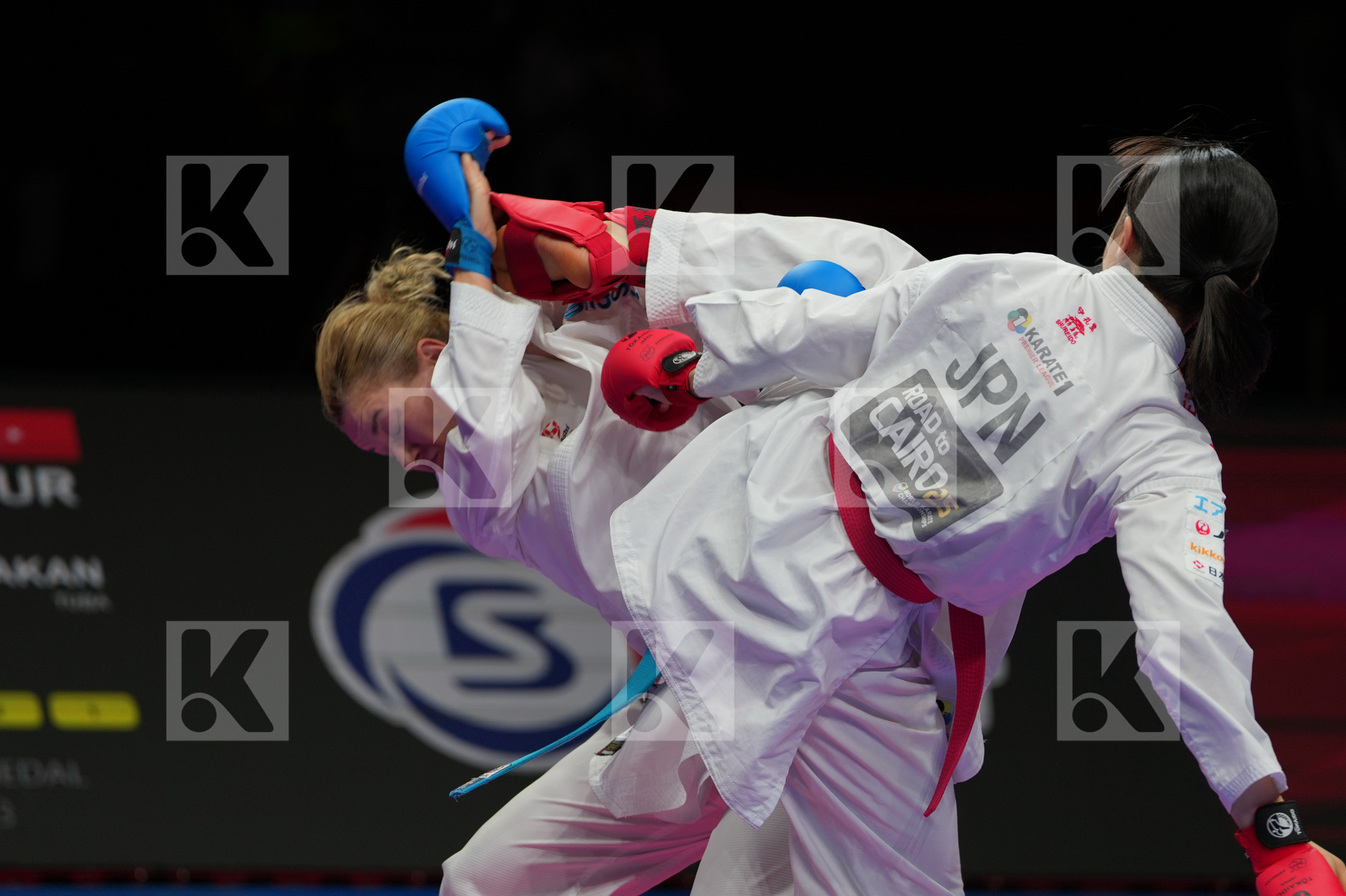 HARADA AKARI (JAPAN) vs YAKAN TUBA (TURKIYE) in Female Kumite -55 Kg - Bronze Bout