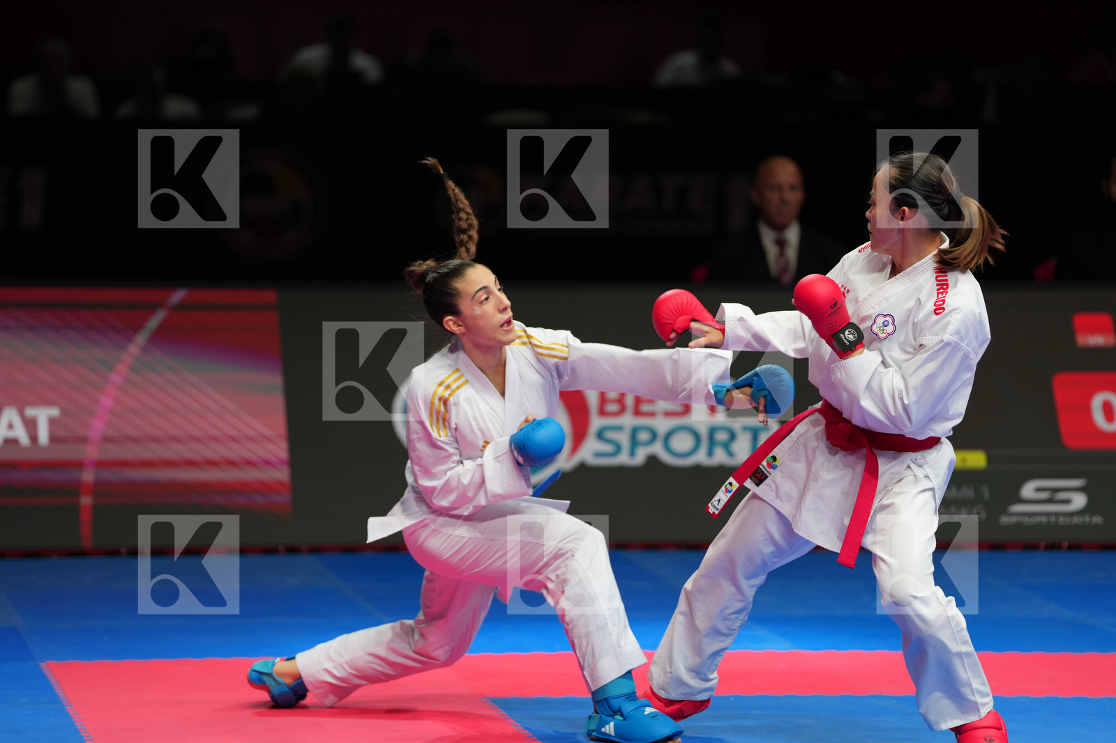 KU TSUI-PING (TAIPEI CHINA) vs TORO_MENESES VALENTINA (CHILE) in Female Kumite -55 Kg - Final Bout