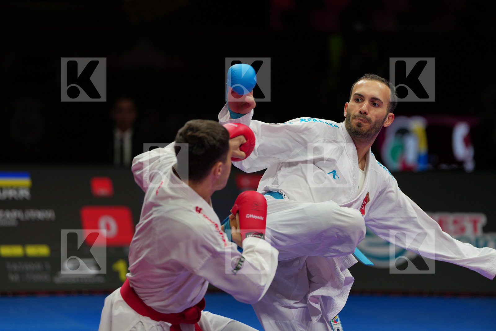 ZAPLITNYI ANDRII (UKRAINE) vs BULUT ENES (TURKIYE) in Male Kumite -75 Kg - Bronze Bout