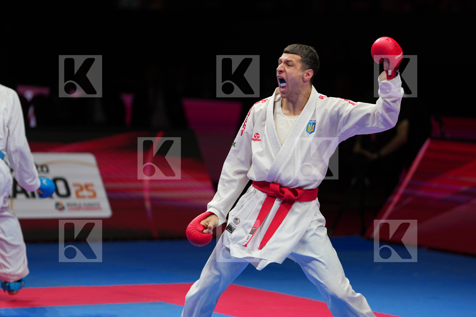 ZAPLITNYI ANDRII (UKRAINE) vs BULUT ENES (TURKIYE) in Male Kumite -75 Kg - Bronze Bout