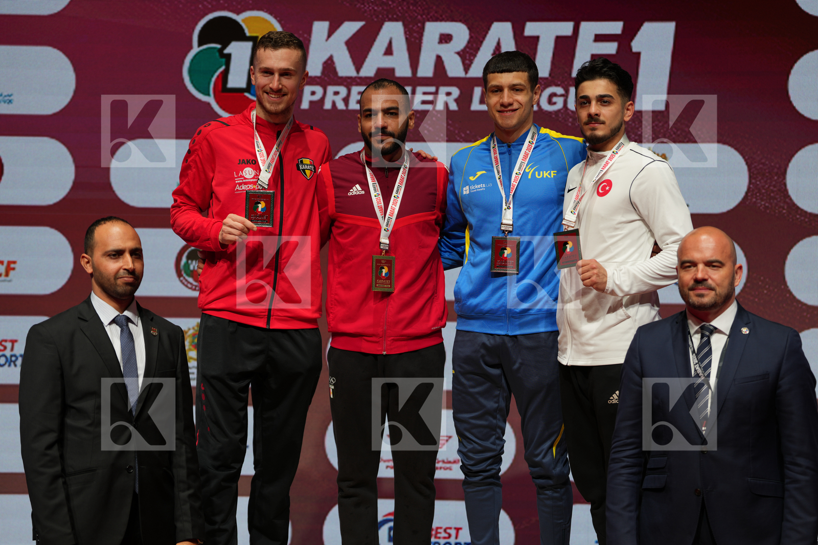 Podium ceremony in  - Final Bout