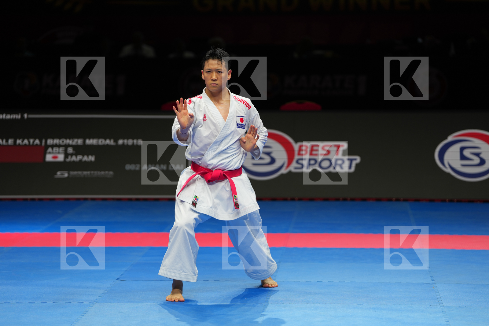 ABE SAKICHI (JAPAN) in Male Kata - Bronze Bout