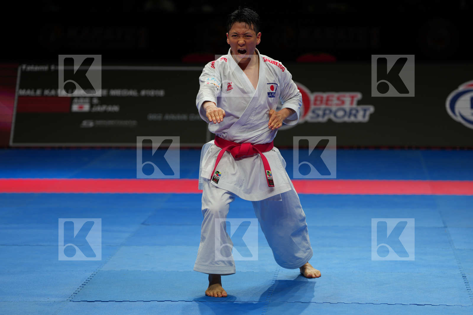 ABE SAKICHI (JAPAN) in Male Kata - Bronze Bout