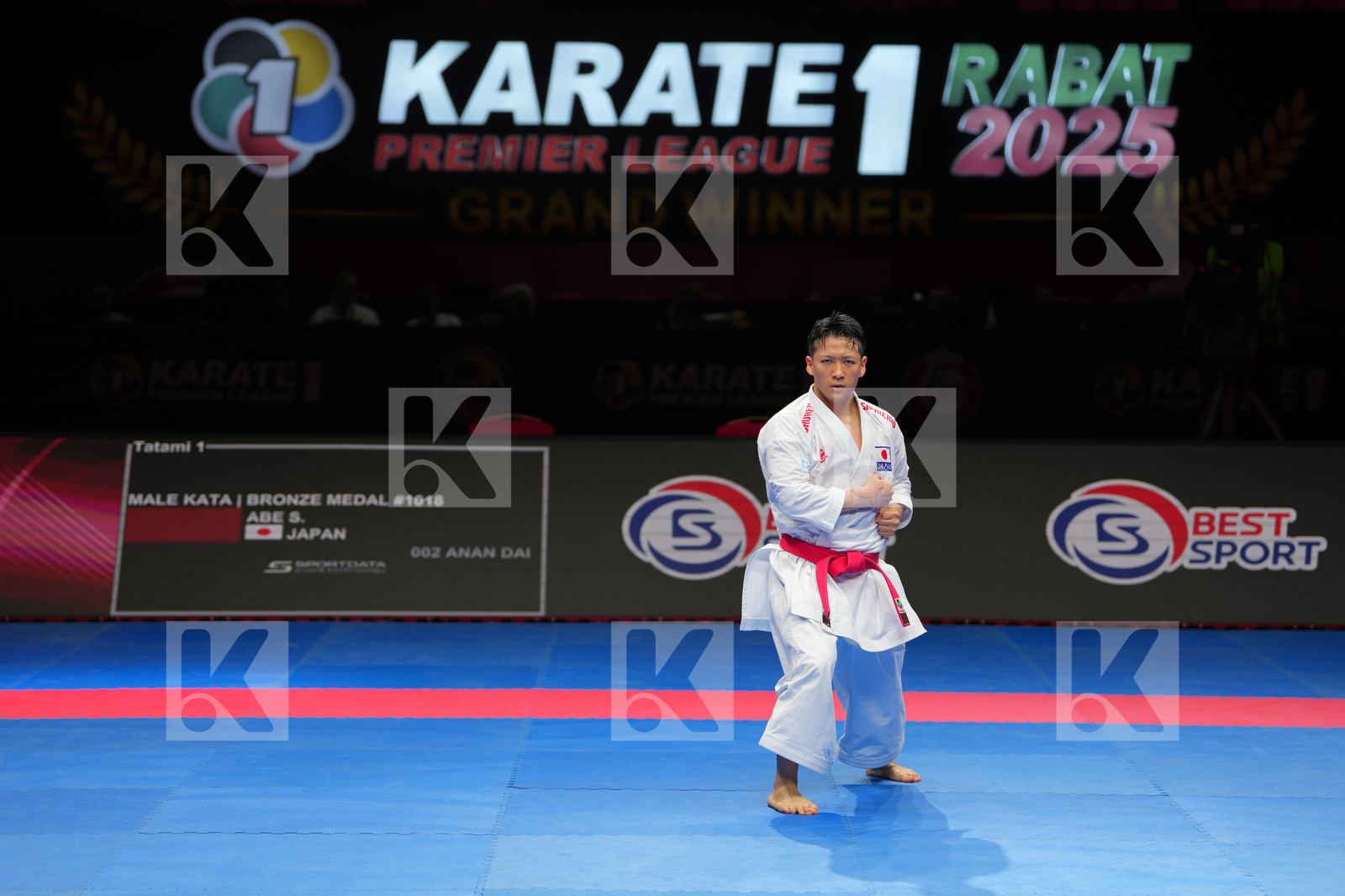 ABE SAKICHI (JAPAN) in Male Kata - Bronze Bout