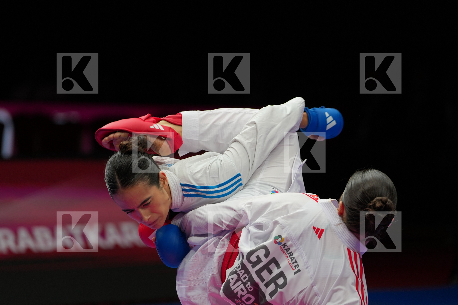 SEMENENKO ANASTASIIA (GERMANY) vs RODRIGUES BARBARA (BRAZIL) in Female Kumite -61 Kg - Final Bout