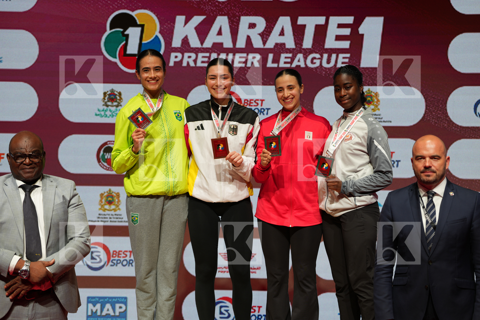 Podium ceremony in  - Final Bout