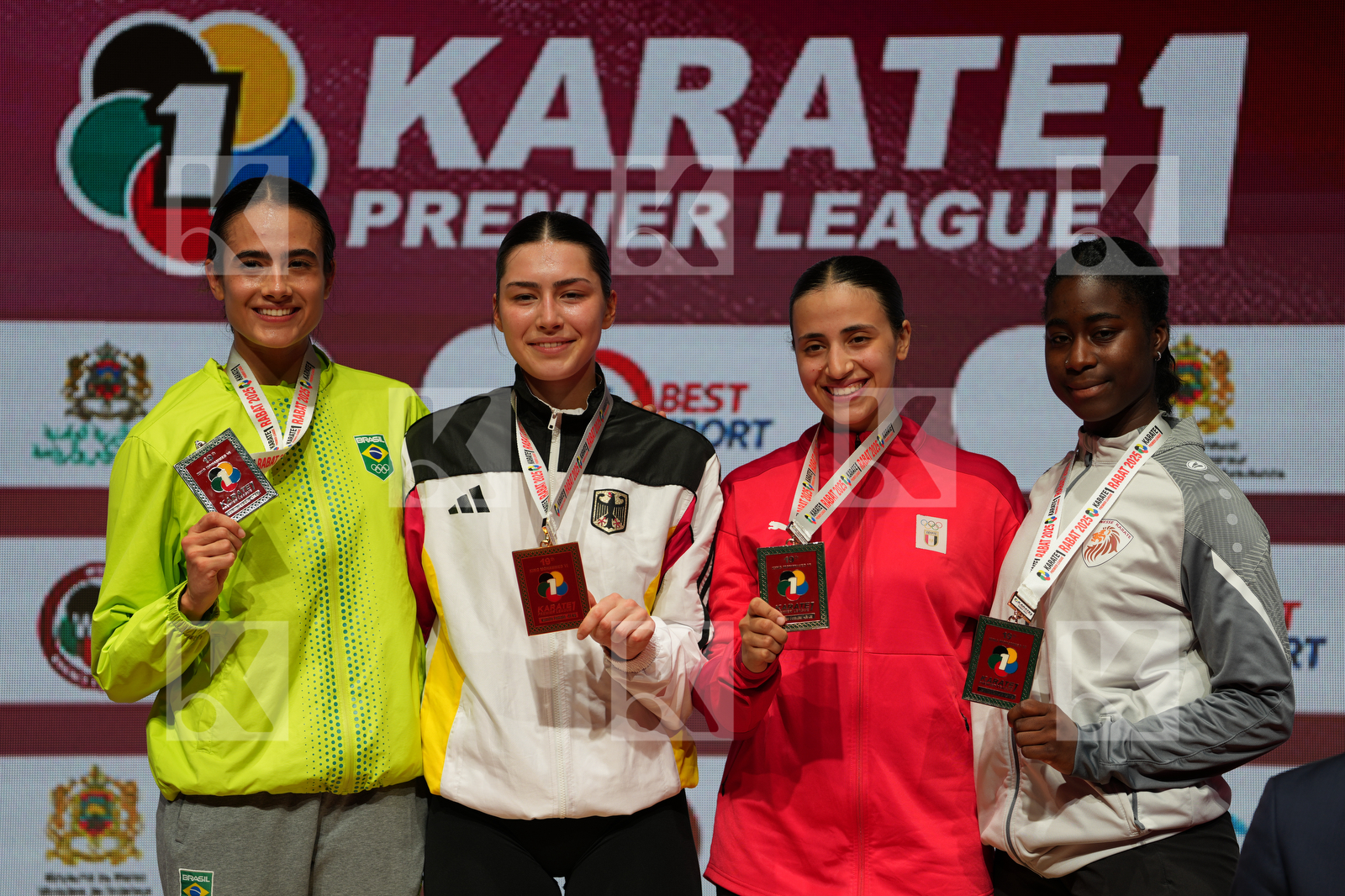 Podium ceremony in  - Final Bout