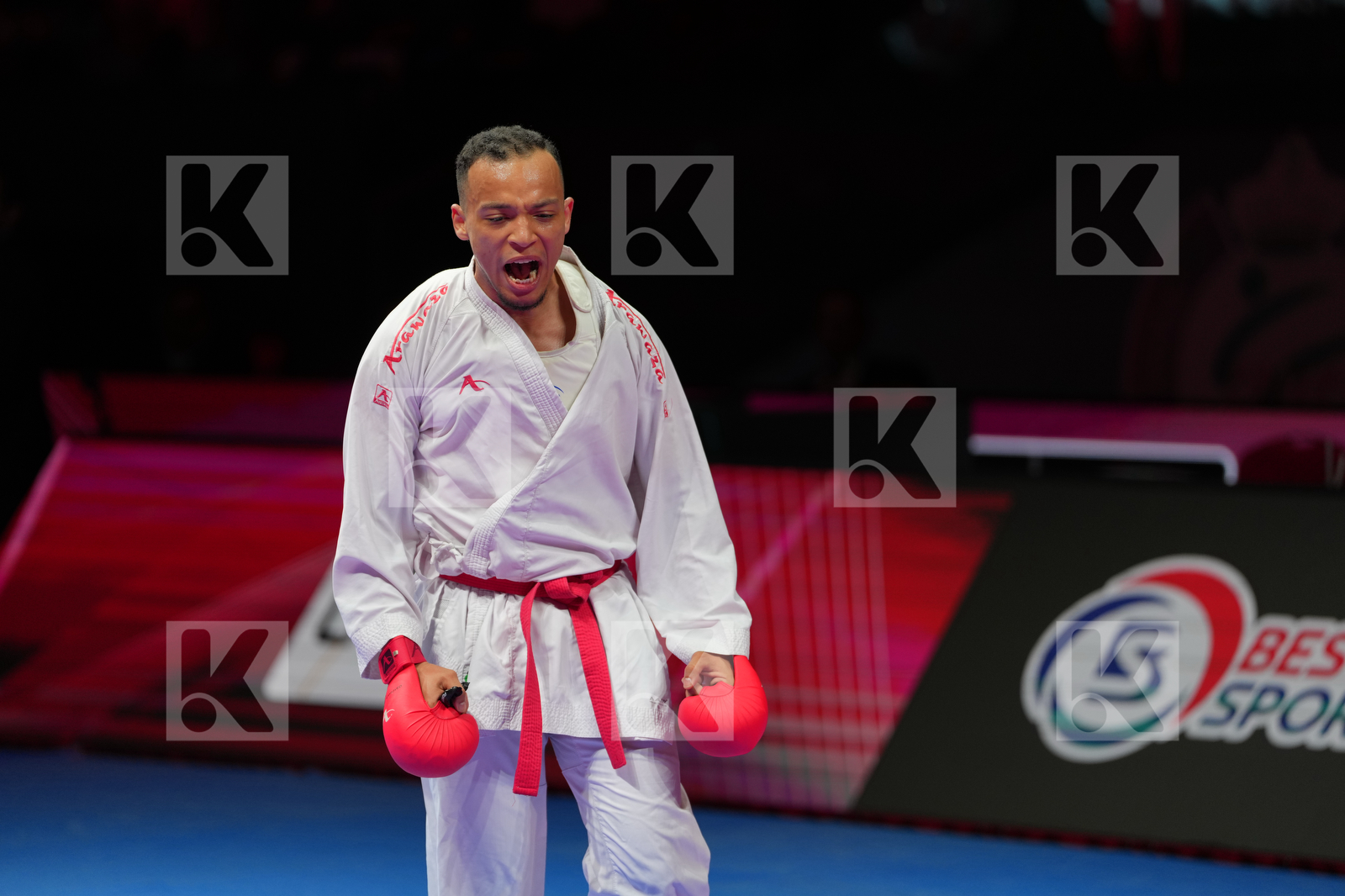 SAM HAMZA (MOROCCO) vs ARSLAN HASAN (TURKIYE) in Male Kumite -84 Kg - Bronze Bout